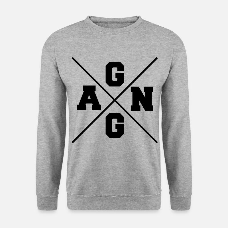 Gang - Unisex Pullover - Weißgrau meliert