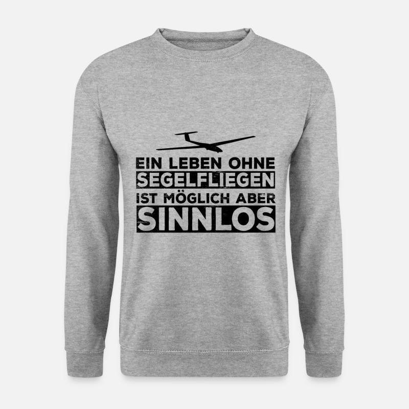 Gliding glider glider glider glider - Unisex Sweatshirt - salt & pepper
