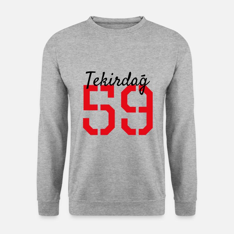 Tekirdag 59 Türkei - Unisex Pullover - Weißgrau meliert