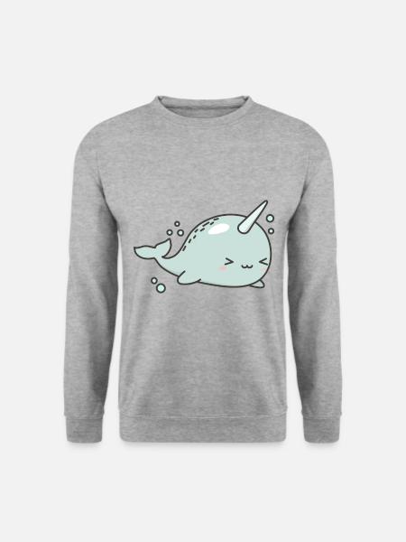 Narval - Sweat-shirt Unisexe - gris chiné