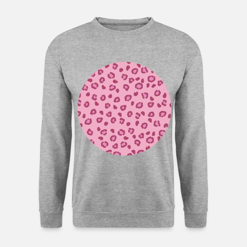 Circle Leopard Pattern - Unisex Sweatshirt - salt & pepper