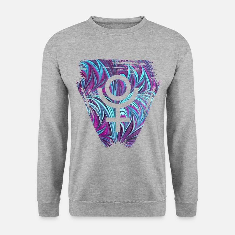 pluton e 74 - Sweat-shirt Unisexe - gris chiné