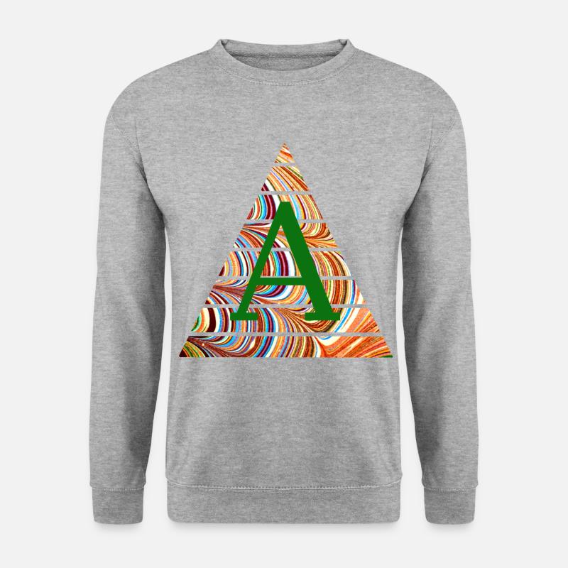 triangle e 56 a - Sweat-shirt Unisexe - gris chiné