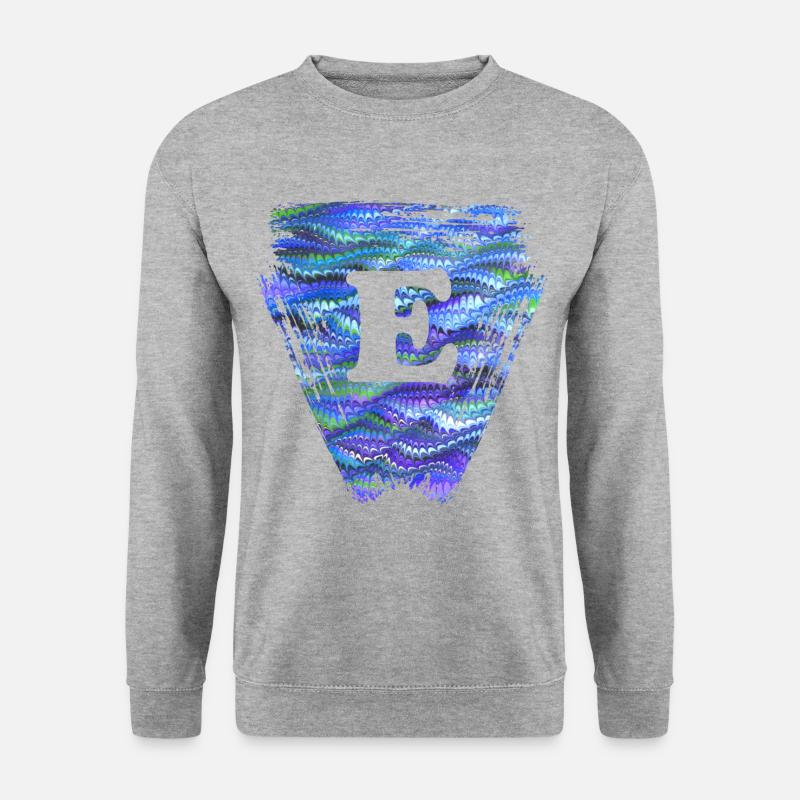dreieck e 103 e - Unisex Pullover - Weißgrau meliert