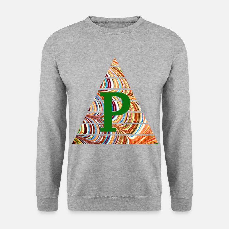 Triangle E 56 P - Sweat-shirt Unisexe - gris chiné