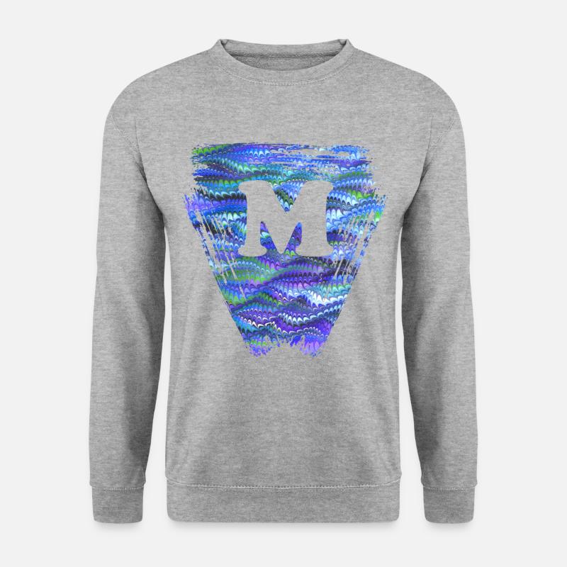 dreieck e 103 m - Unisex Pullover - Weißgrau meliert