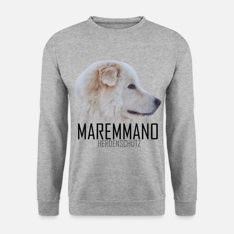 MAREMMANO ABRUZZESE - Herd protection - Unisex Sweatshirt - salt & pepper