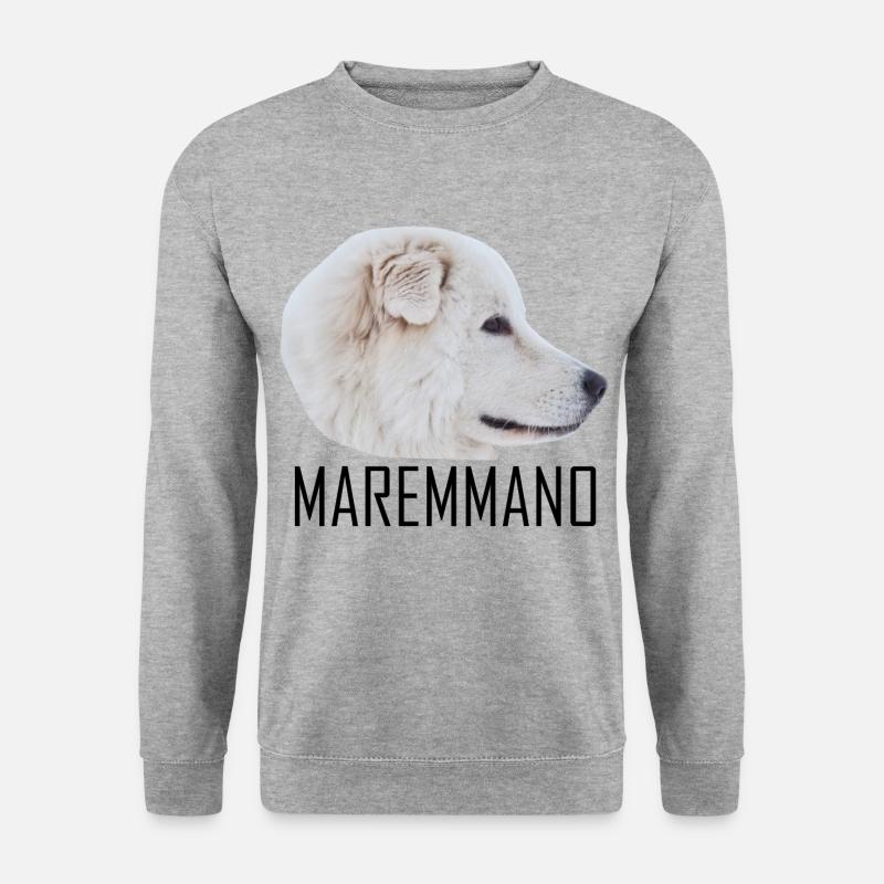 MAREMMANO ABRUZZESE - Unisex Sweatshirt - salt & pepper