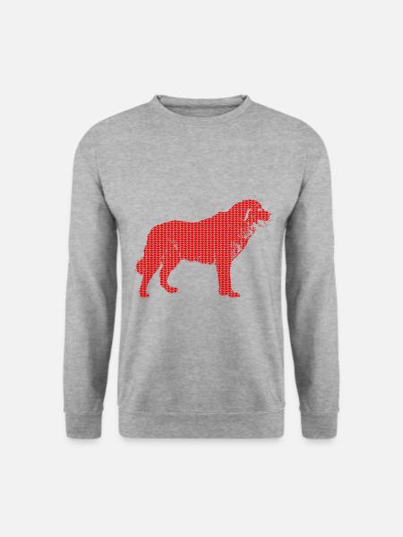 Pastore Maremmano Abruzzese Herdenschutz Geschenke - Unisex Pullover - Weißgrau meliert