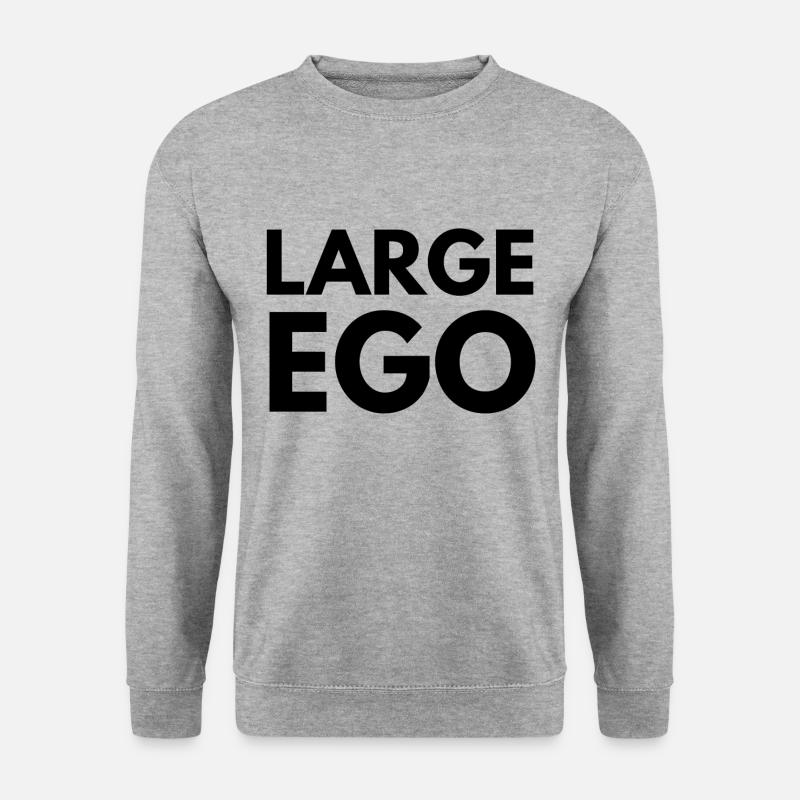 large ego - Unisex Sweatshirt - salt & pepper