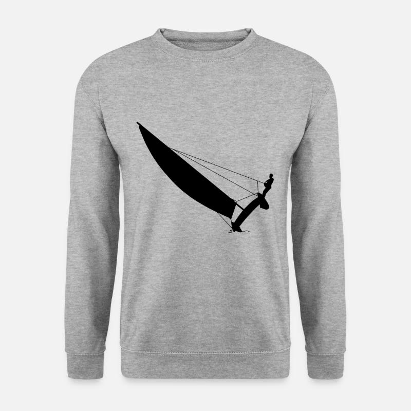 Katamaran - Unisex Pullover - Weißgrau meliert