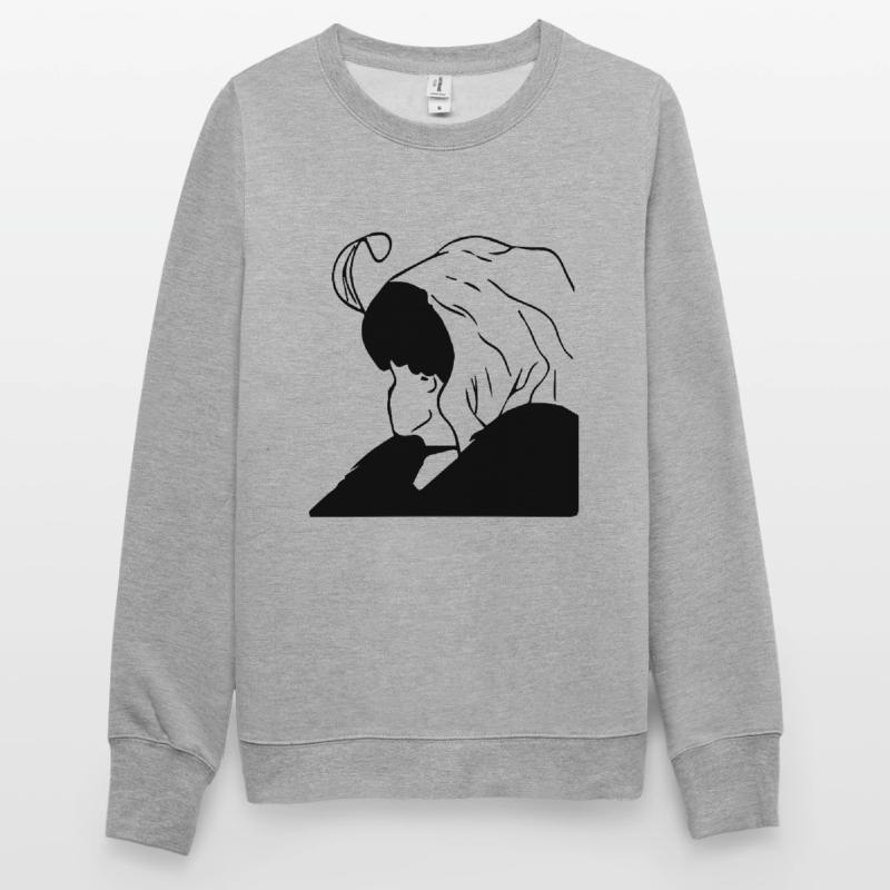 die alte oder junge frau Unisex Pullover