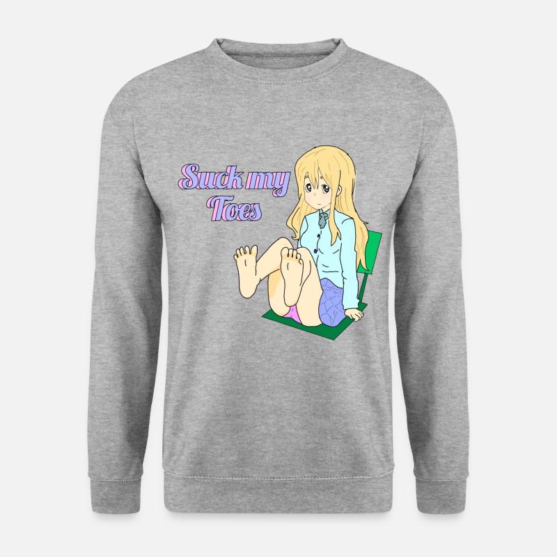 Suce mes orteils - Sweat-shirt Unisexe - gris chiné