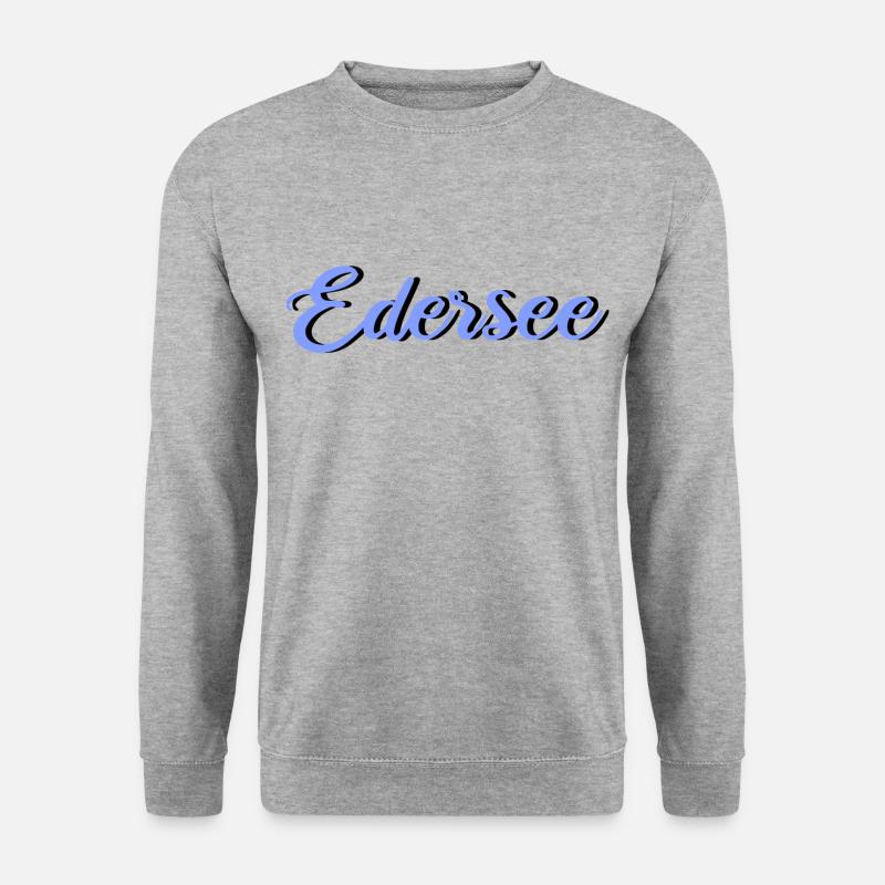 Edersee - Unisex Pullover - Weißgrau meliert