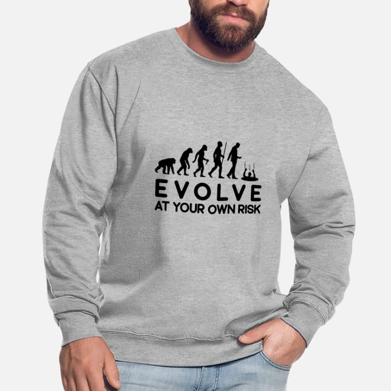 Risque d'évolution Évoluez à vos risques et périls Sweat-shirt Unisexe