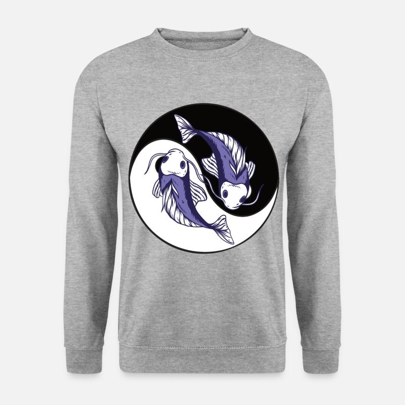 Pisces yin yang - Unisex Sweatshirt - salt & pepper