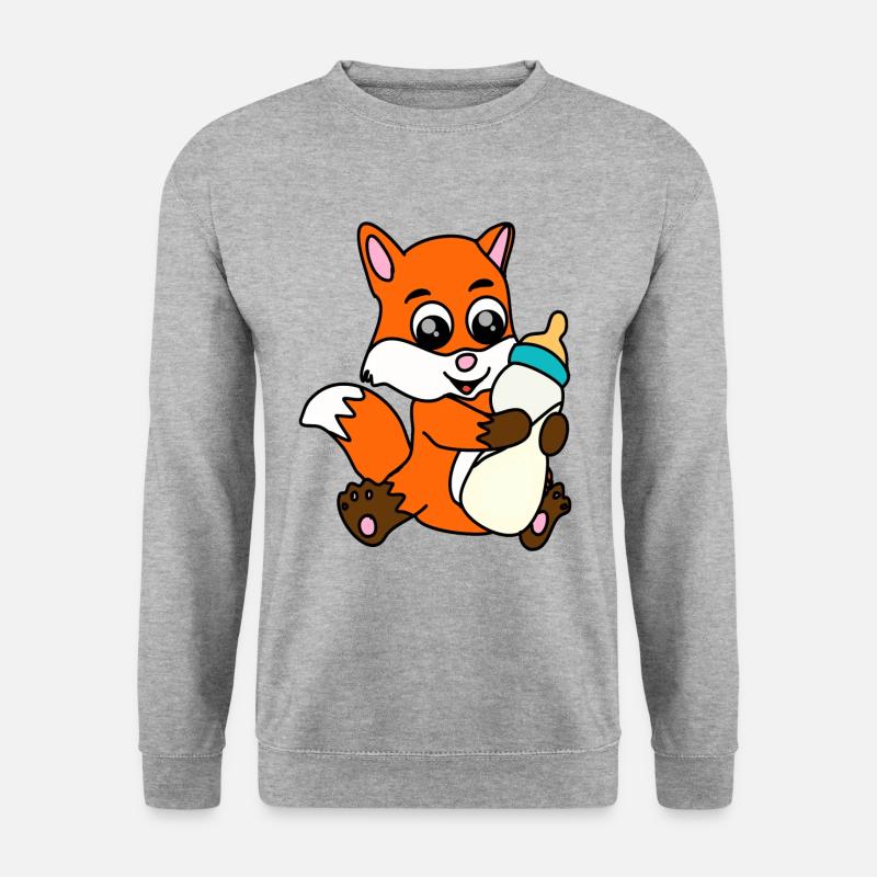 Fox - Unisex Sweatshirt - salt & pepper