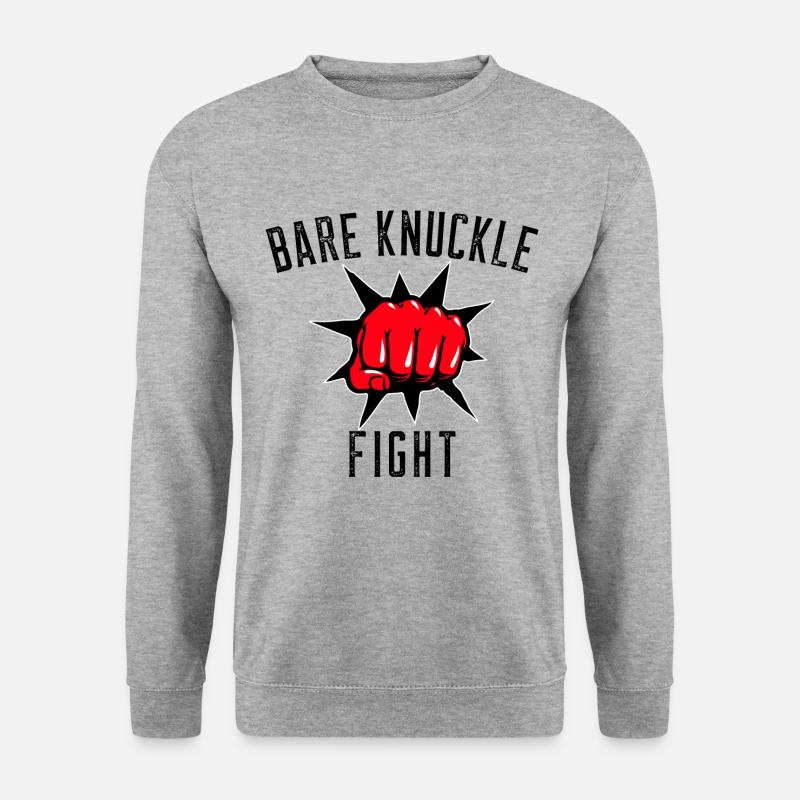 BARE KNUCKLE FIGHT - Unisex Sweatshirt - salt & pepper