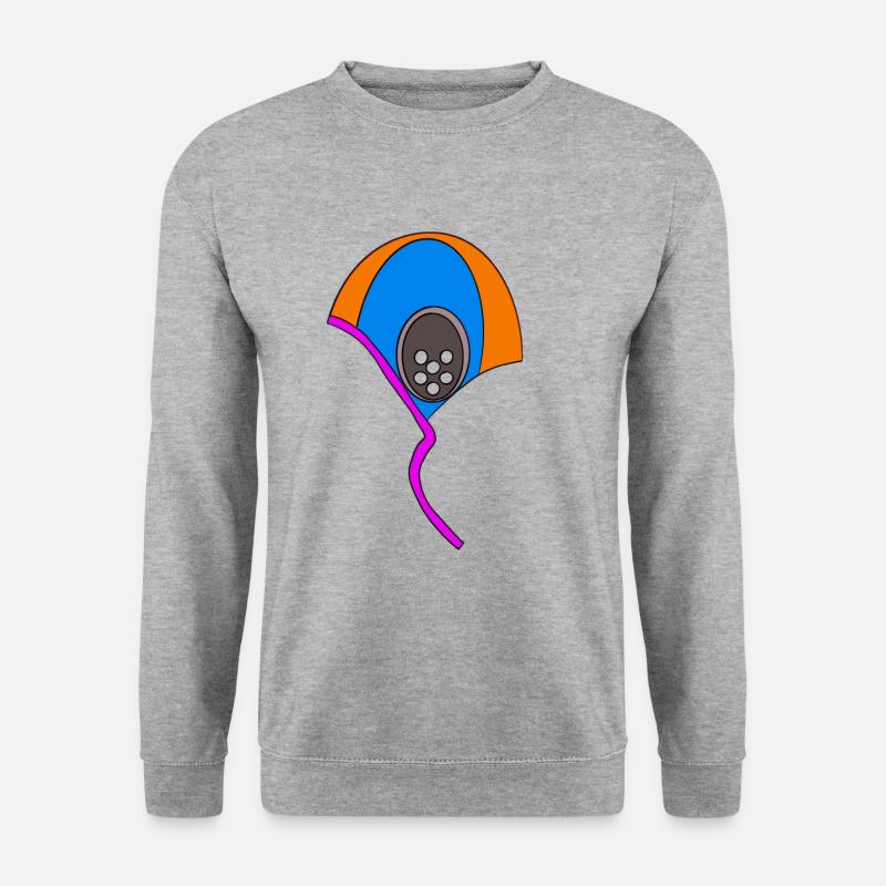 Wasserballkappe - Unisex Pullover - Weißgrau meliert