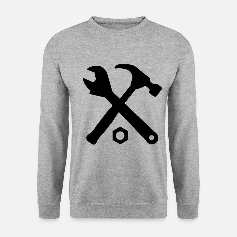 Tool handyman wrench tools - Unisex Sweatshirt - salt & pepper