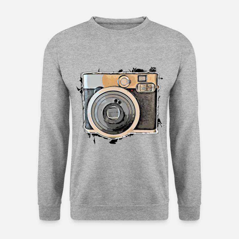 camera - Unisex Sweatshirt - salt & pepper