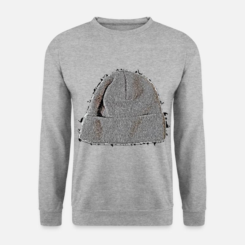 Mütze - Unisex Pullover - Weißgrau meliert