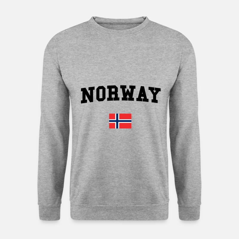 NORWEGEN - Unisex Pullover - Weißgrau meliert