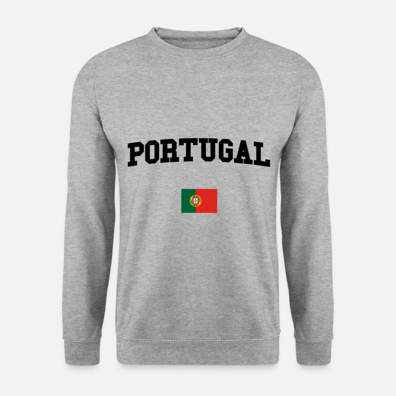 PORTUGAL - Unisex Pullover - Weißgrau meliert