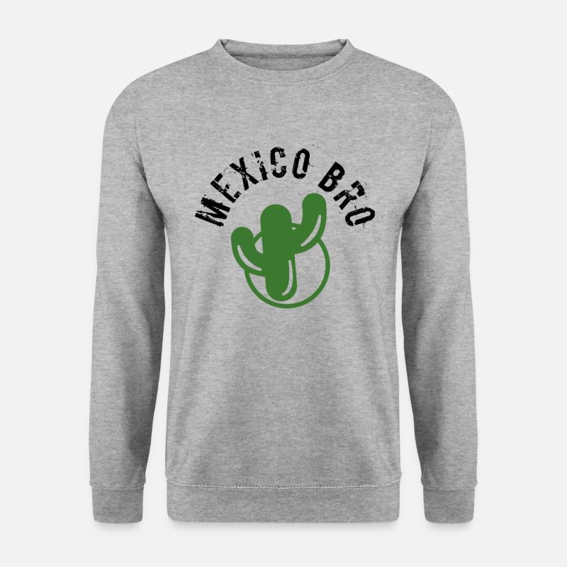 Mexico Bro - Unisex Pullover - Weißgrau meliert