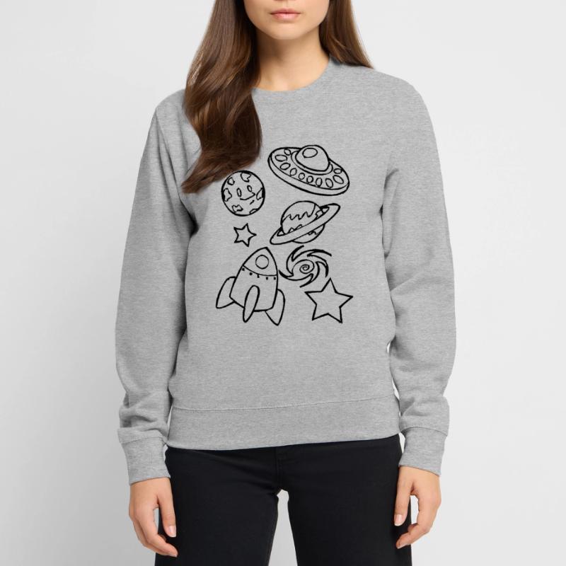 Conception de l'espace Sweat-shirt Unisexe
