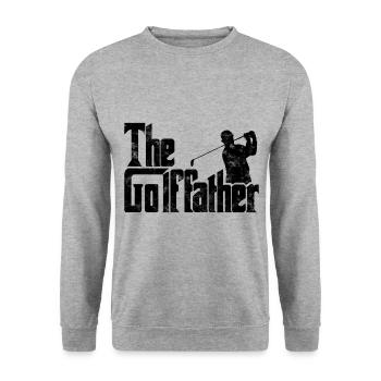 Pères de golf - Sweat-shirt Unisexe - gris chiné - Devant - Alina (178cm) & Michal (187cm)