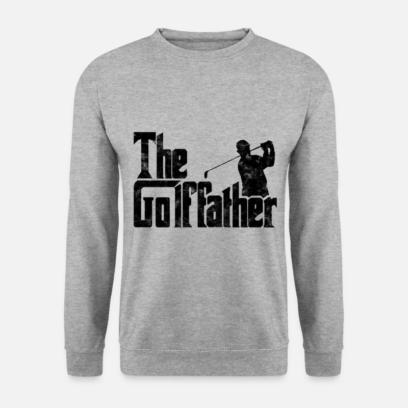 Golffather - Unisex Pullover - Weißgrau meliert