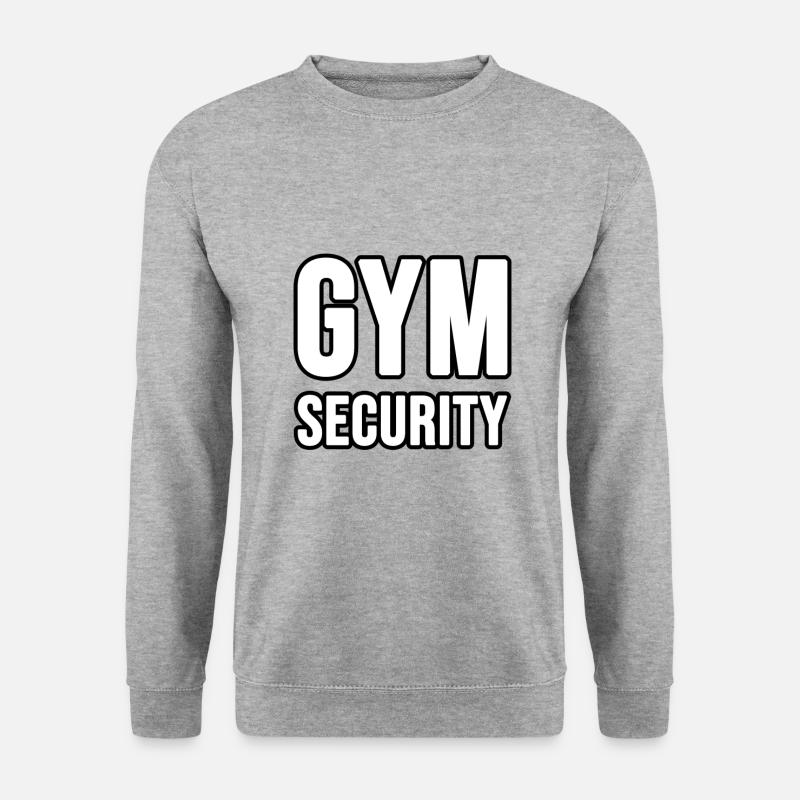 GYM Security - Unisex Pullover - Weißgrau meliert