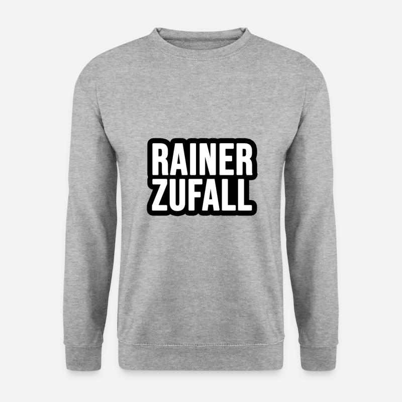 Rainer Zufall - Unisex Pullover - Weißgrau meliert