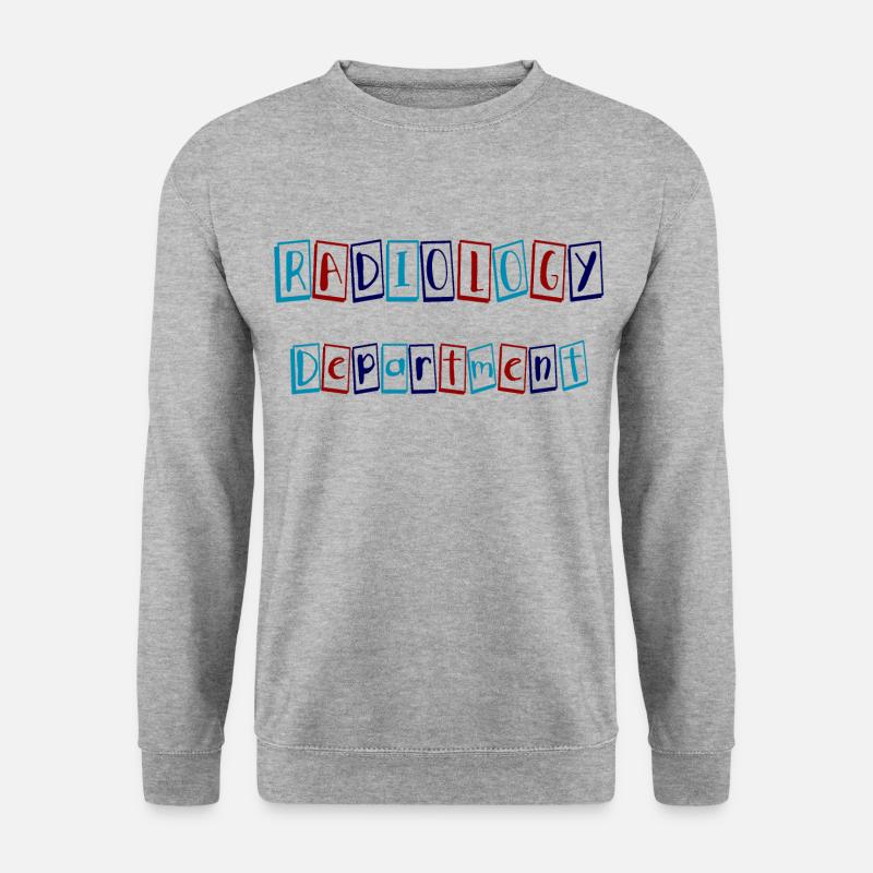 Radiologie Abteilung Geschenk - Unisex Pullover - Weißgrau meliert
