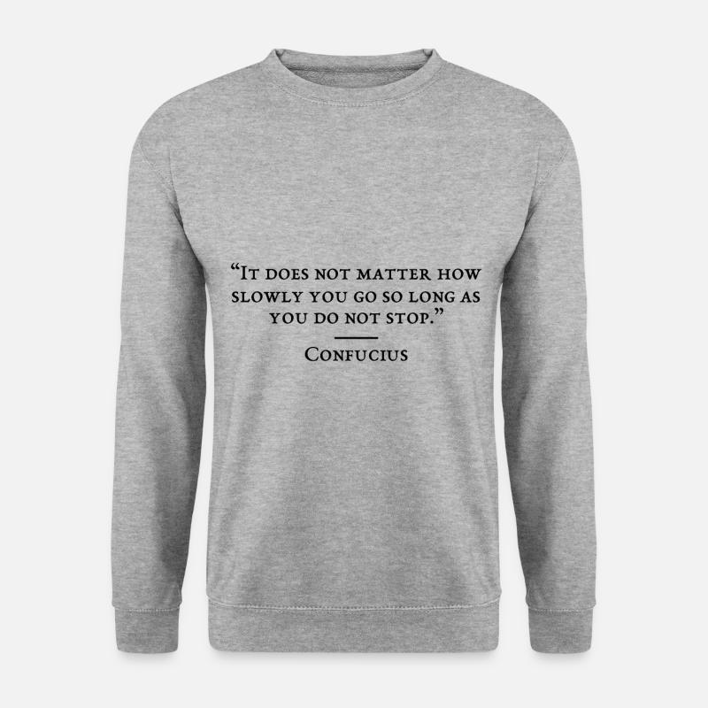 Motivation - Unisex Pullover - Weißgrau meliert