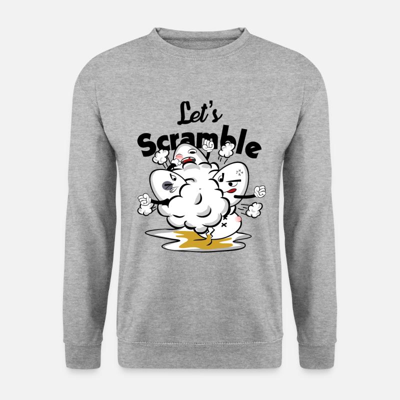 Scrambled eggs - Unisex Sweatshirt - salt & pepper
