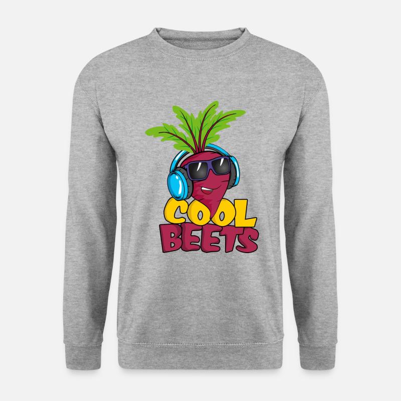 Kühle Rüben - Unisex Pullover - Weißgrau meliert