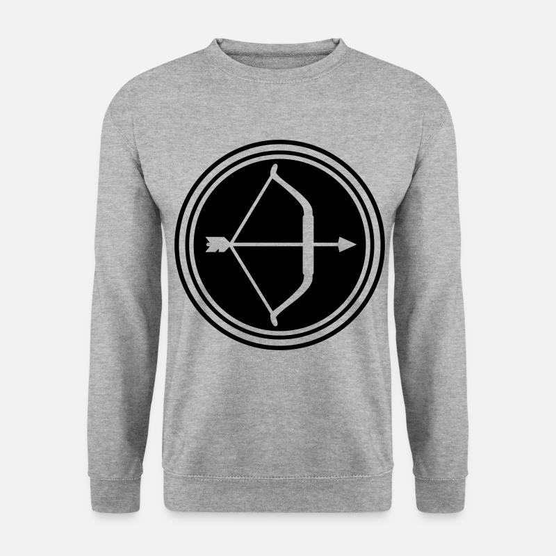 Arc et flèche - Sweat-shirt Unisexe - gris chiné