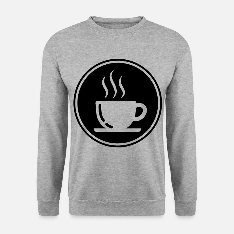 Coffee cup - Unisex Sweatshirt - salt & pepper