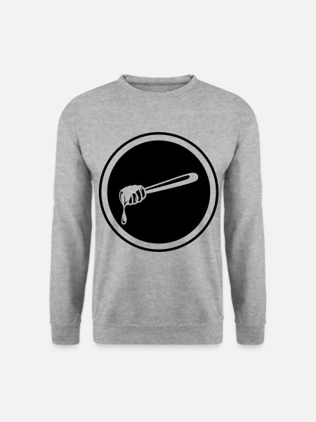 Stick chisel symbol beekeeper - Unisex Sweatshirt - salt & pepper