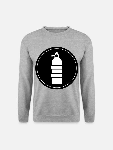 Oxygen Diving Circle - Unisex Sweatshirt - salt & pepper