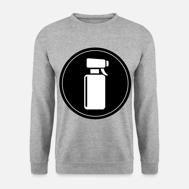 Barber Frisör Kreis - Unisex Pullover - Weißgrau meliert