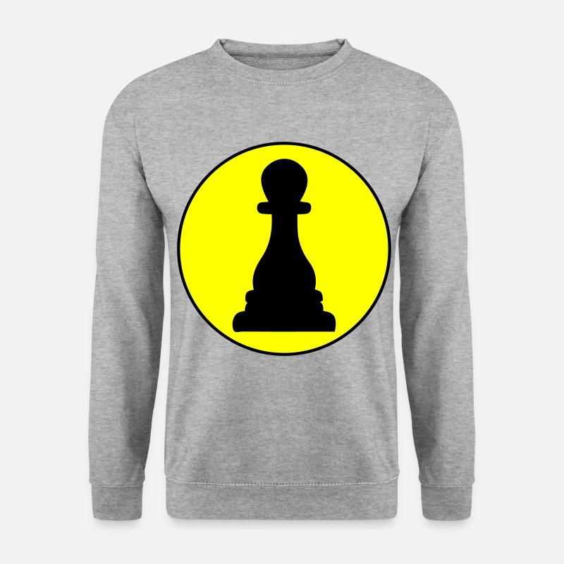 Runner Bauer Chess Piece - Unisex Sweatshirt - salt & pepper