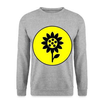 Icône d’icône de tournesol - Sweat-shirt Unisexe - gris chiné - Devant - Alina (178cm) & Michal (187cm)