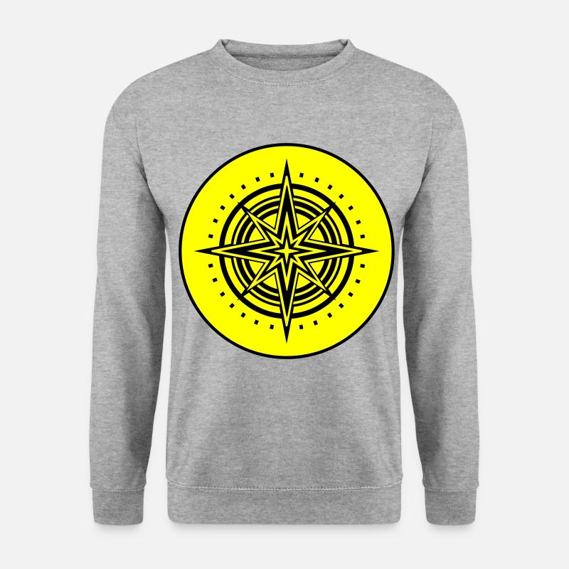 Compass icon icon - Unisex Sweatshirt - salt & pepper