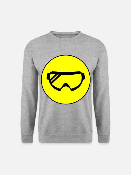 Ski goggles icon - Unisex Sweatshirt - salt & pepper