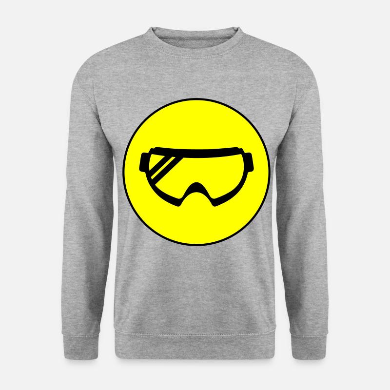 Ski goggles icon - Unisex Sweatshirt - salt & pepper
