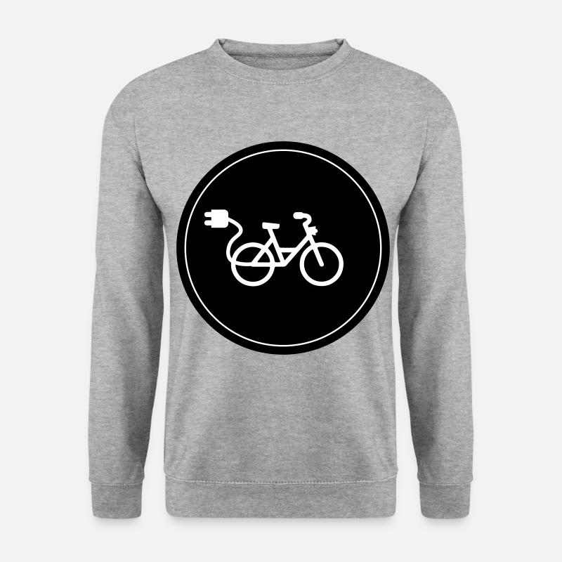 eBike Bicycle Cycling - Unisex Sweatshirt - salt & pepper