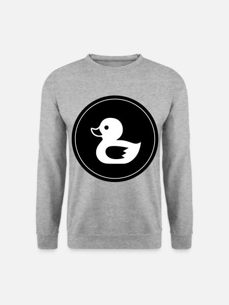 Duck Icon - Unisex Sweatshirt - salt & pepper